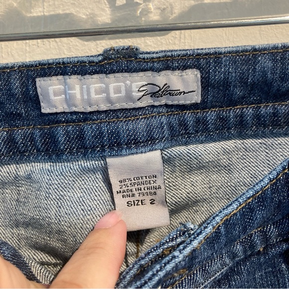 *Last month* Chico’s Platinum jeans - Picture 3 of 13